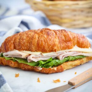 turkey croissant sandwich