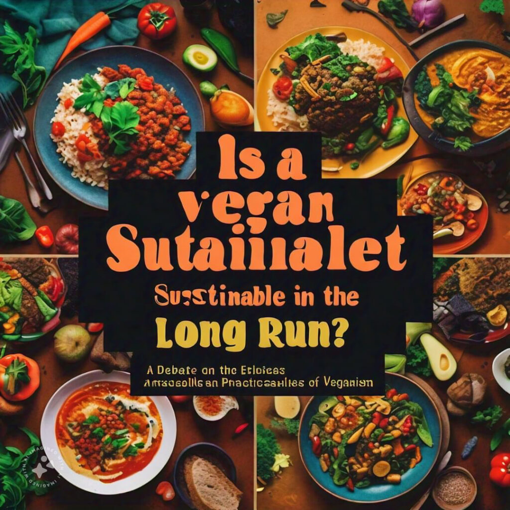 Is vegan diet sustainable poster image