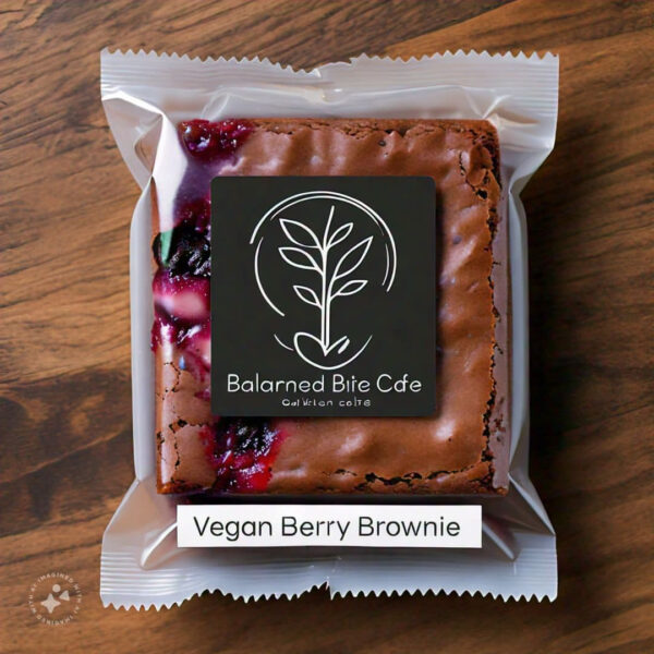 Vegan Berry Brownie image