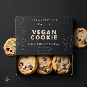 vegan berry cookies image