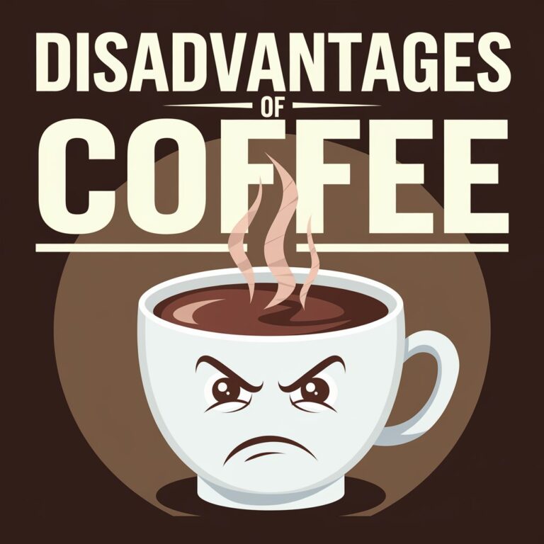 Disadvantages of coffee image