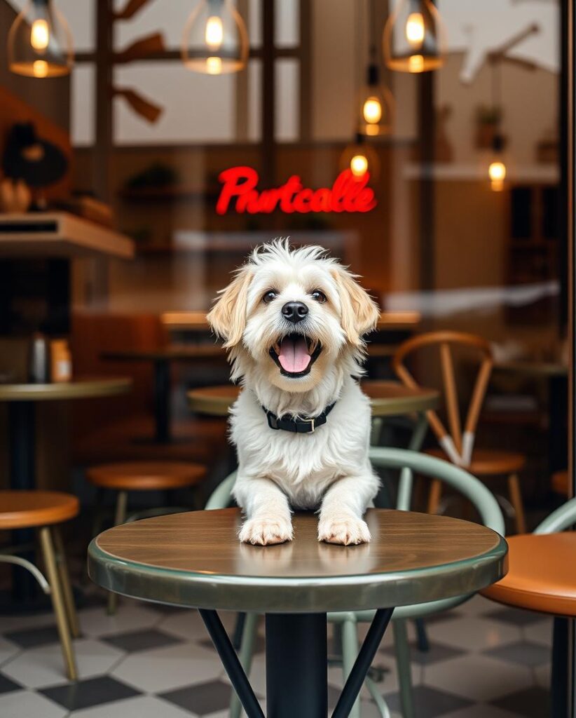 pet friendly cafe image